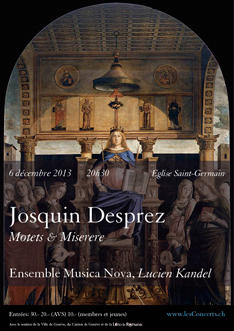 Josquin Desprez, Ensemble Musica Nova