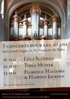 20 ans orgue Formentelli, Sinat-François-de-Sales