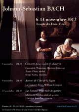Festival Bach 2012, Concerti, Art de la Fugue, Sonates pour viole de gambe