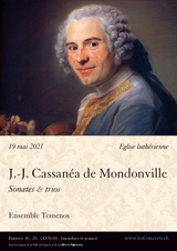 19 mai 2021: Mondonville, Sonates et trios