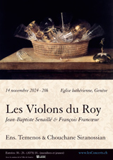 Les Violons du Roy, 14 novembre 2024