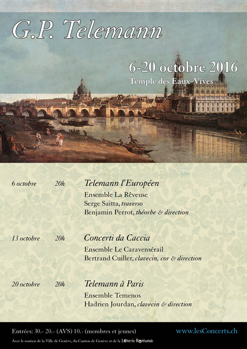 Affiche — Festival 2016 - G.P. Telemann, l'inattendu
