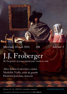 Affiche — Johann Jacob Froberger fête ses 400 ans en tête à tête !
