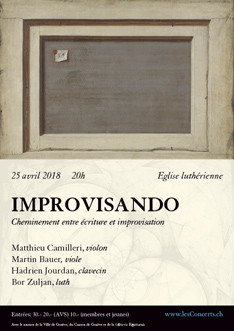 Affiche — Improvisando