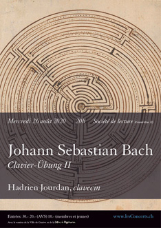 Affiche — Johan Sebastian Bach, Clavier-Übung 2