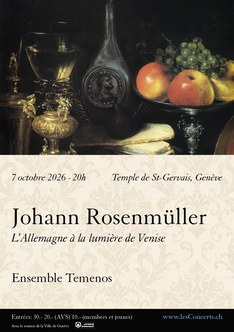 Affiche — Johann Rosenmüller — L’Allemagne à la lumière de Venise