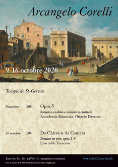 Affiche — Corelli, da Chiesa e da Camera