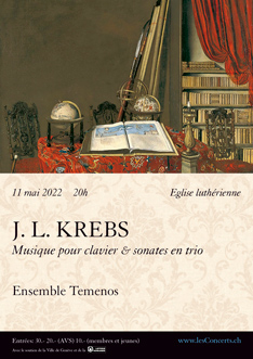 Affiche — J.L. KREBS, musique pour clavier & sonates en trio