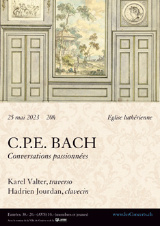 Affiche — CPE Bach : Conversations passionnées