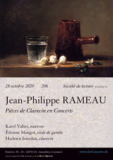 Affiche — Rameau, les Pièces de clavecin en concerts